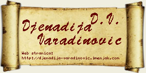 Đenadija Varadinović vizit kartica